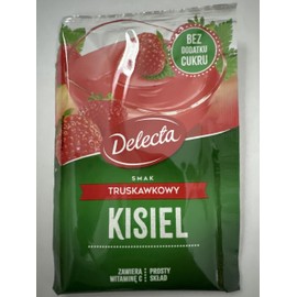 Delecta Duzy Kisiel Strawberry 5-pack 5x58g/5x2oz Eastern European Jelly Dessert