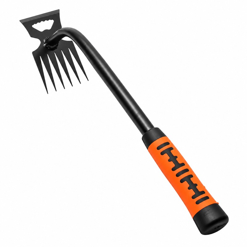 Long-Handled Manual Weeding Tool for Garden Care – Carbon Steel