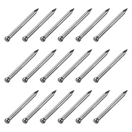 METALLIXITY Finishing Nails (2x28mm) 100pcs, Carbon Steel Hardware Nails - for Woodworking Baseboard