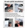 SYOAUTO 32Ft(10M) Door Edge Guard Black Car Guards Protector for