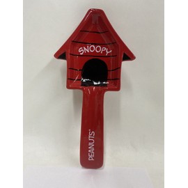 Best Brands Peanuts Snoopy Red Dog House Spoon Rest Stoneware 9.5-in Long NEW
