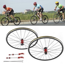 700C Front Rear Bicycle Wheelset Ultralight Road Bicycle Wheel Front Rear Wheels Set Aluminum Rim C/V Brake 7/8/9/10/11 Speed Cassette