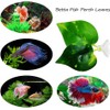 GNOLKEE Betta Leaf Hammock Silicone Peace Plant Accessories, Beta Fish