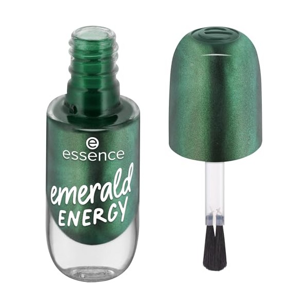 essence gel nail colour, Nagellack, Nr. 73, Grün, langanhaltend, Expressergebnis,