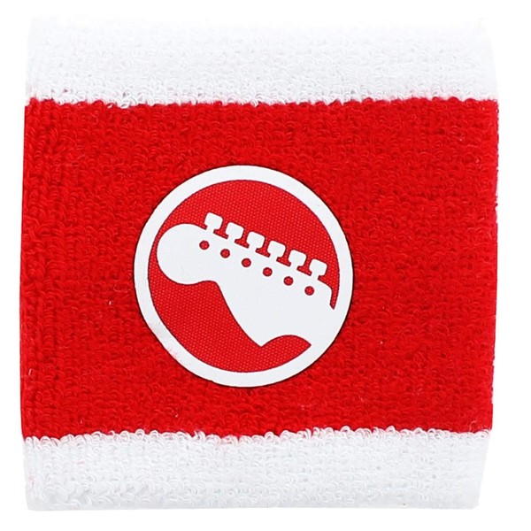 Scott Pilgrim - Muñequera deportiva para guitarra, color rojo y blanco