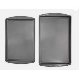 Good Cook Ready 2pk Cookie Sheets (17"x11" and 15"x10") Baking Pan  Cookware