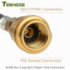 Y Shape Propane Splitter Hose QCC1 Inlet & POL/QCC Outlet
