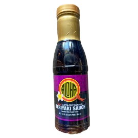 Aloha Shoyu Gluten-Free Spicy Hawaiian Style Teriyaki Sauce – 12 oz Bottle