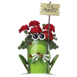 Sunset Vista Designs Get Happy Frog Planter