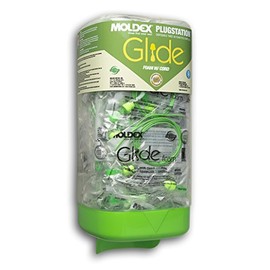 Moldex PlugStation Glide Tapered Polyurethane Foam Corded Earplug Dispenser with Corded Earplugs (150 Pair Per Dispenser)
