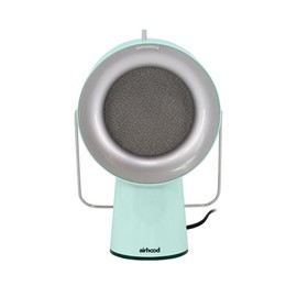 AirHood Wired Range Hood | Portable Kitchen Exhaust Fan with 2 Activated Charcoal Air Filter & Stainless-steel Oil Filter | Easy to Clean - Ideal for Indoor Cooktop Use (Mint Green)