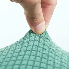 zalati Stool Cover Cylinder Style Nonslip Soft Stretch Seat Cushion Slipcover Protector for Stool Bar Chair Diameter 30-34 cm, Dark Bule