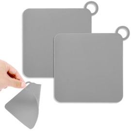 2 Pieces Silicone Tub Stopper Shower Drain Cover Floor Drain Anti-Odor Mat Shower Silica Gel Drain Plugs Bathtub Drain Cover Sewer Deodorization Floor Drain Mat for Kitchen, Bathroom and Laundry