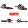 COOCHEER 62CC 20' Gas Chainsaw Handed Petrol Chain Wood Cut