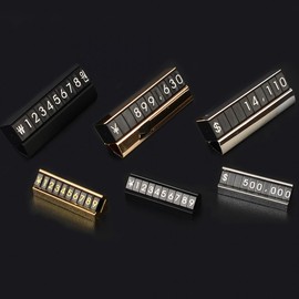 Freestanding Modular Multipurpose Display Stand Price Tag Silver - Small 2ea