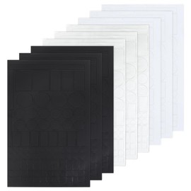 BENECREAT 9Pcs LED Light Blocking Stickers, 3 Size PVC Waterproof Self-Adhesive Stickers, Light Blocking Tape for LED Light Electronics Monitor Light Blocking Strips