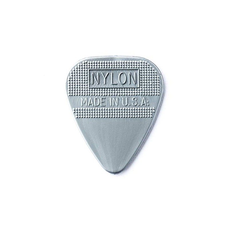 Herco® HE211 Flex 75 Nylon Flat Picks, Silver, Heavy, 100/Bag