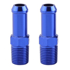 EBTOOLS Fuel Pressure Regulator Kit Black Universal Aluminium Adjustable FPR Fuel Pressure Regulator with Pressure Gauge Fuel Injection Systems for Automobile (Red)