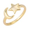 FOMIYES Open Ring Aesthetic Star Moon Ring for Women Statement