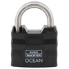 BURG-WÄCHTER Padlock with 2 Keys 8mm Shackle Thickness Marine Waterproof