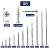 #6 x 3/4" Drywall Screws 250Pcs Carbon Steel Flat Head