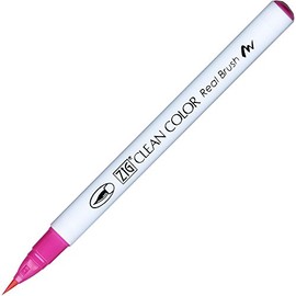 Zig Clean Color Real Brush Marker Pen 025 Pink