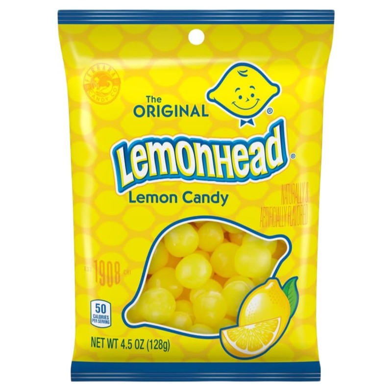 The Original Lemonhead Lemon Candies, (2 pack) - Classic and