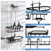 Joqixon Shower Caddy, UPGRADED Extended Length Shower Caddy Over Shower
