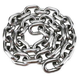 6.5 Feet SUS304 Heavy Duty Stainless Steel Chain, 1/6 Inch Hanging Chains Link Light Duty Chain, Hanging Chain for Home Outdoor Camping