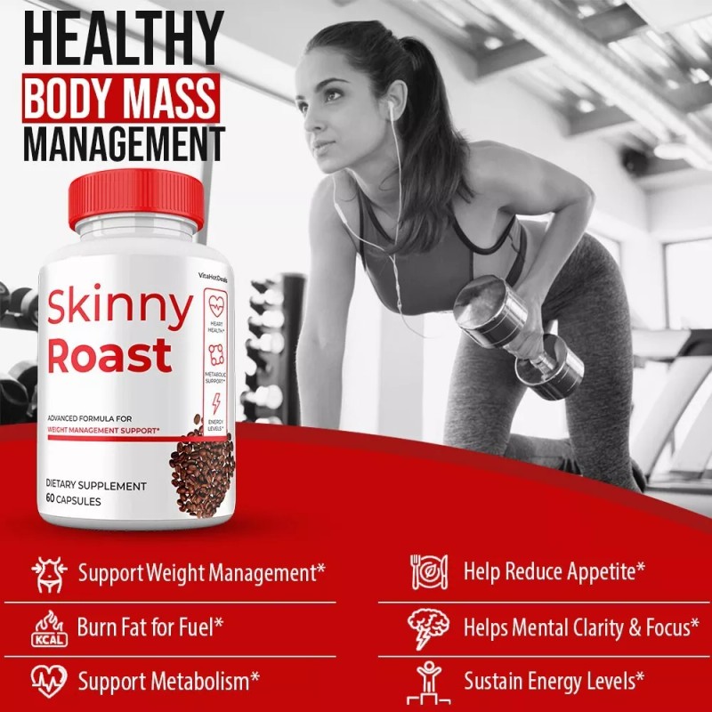 Skinny Roast Capsules, Max Strength Formula, Skinny Roast Supplement (5