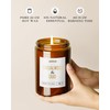 AOOVOO Sandalwood Oud Candle - Large Scented Candles 22oz, Soy