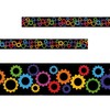 Colourful Cogs Classroom Trimmers 14.25m long Notice Board Display Borders
