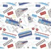 Train Birthday Party Gift Wrapping Paper - Folded Flat 30