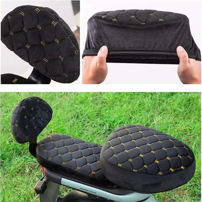 LIBRNTY Bicycle rear seat cushion cover, thick seat cover made