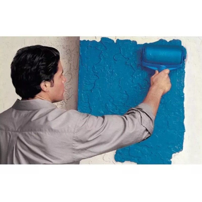 ArgenMex Rodillo Paint Roller Unico Sin Costuras C/extensor 8 Piezas