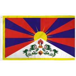 Tradewinds Tibet Flag 2x3ft House Flag Tibetian Flag 100D