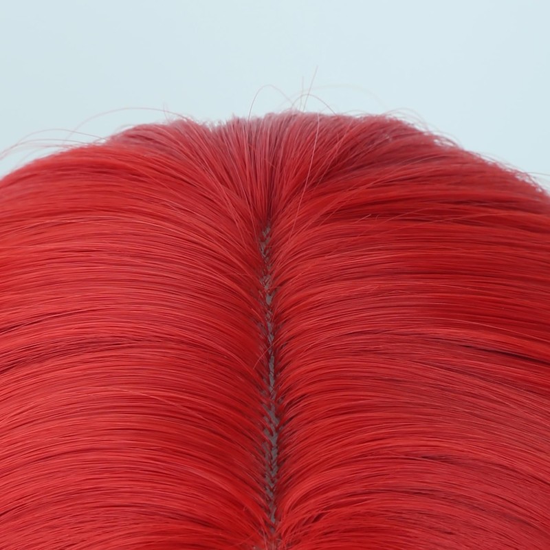 MAGQOO Red Braided Wig Kids Long Red Braid Wig Girls
