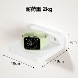 SRIWATANA Wall Rack Wall Shelf Small Display Shelf (White)