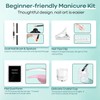 Modelones Slip Solution Nail Shapes Set with 120 Pieces Nail