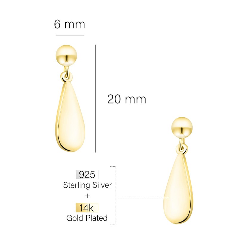 SOFIA MILANI - Women's Earrings 925 Silver - Drop Ball