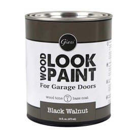 Giani Wood Look Paint for Garage Doors- Step 1 Wood Grain Base Coat Pint (Black Walnut)