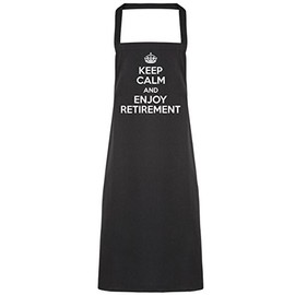 Hippowarehouse Keep Calm and Enjoy Retirement Apron kitchen cooking painting DIY onesize adult