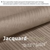 Taupe Shower Curtain for Bathroom: Water Repellent Quick Dry -