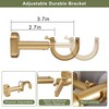 1 1/8 Inch Diameter Curtain Rods 144 to 240 Inches(12-20ft),