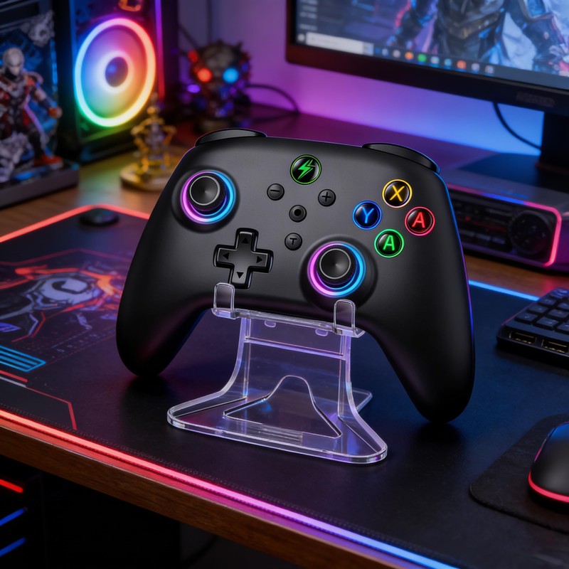 HEYLACOOLX Switch 2 Pro Controller with Stand, Wireless Switch Pro