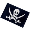 Pirate Flag Military Morale Coat of Arms Embroidered Velcro Patch