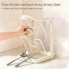 2 Tier Pot Lid Holder Rack for Kitchen Storage, Multifunctional