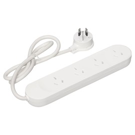 HPM Standard 4 Outlet Powerboard Pack of 2