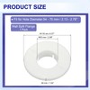 PATIKIL Wall Split Flange 2.1" (53mm), Round Detachable Escutcheon Plate