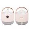 Mini Humidifier 600ml 40ml/H Dual Mode Bear On Swing Night